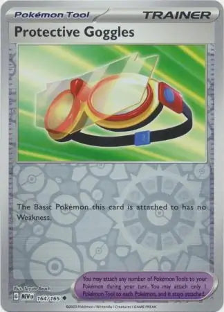 151 Set Protective Goggles #164/165 reverse holo